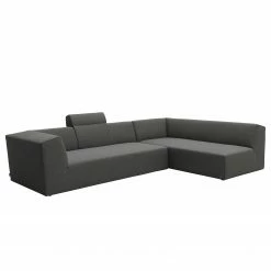 Tom Tailor Ecksofa Elements VII - Stoff TBO: 19 woven grey