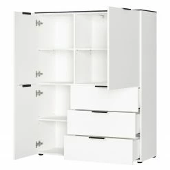 Germania Highboard California - Weiß -WOHNZIMMERMÖBEL Verkäufe 1000206701 200305 17323100160 DETAILS P000000001000206701