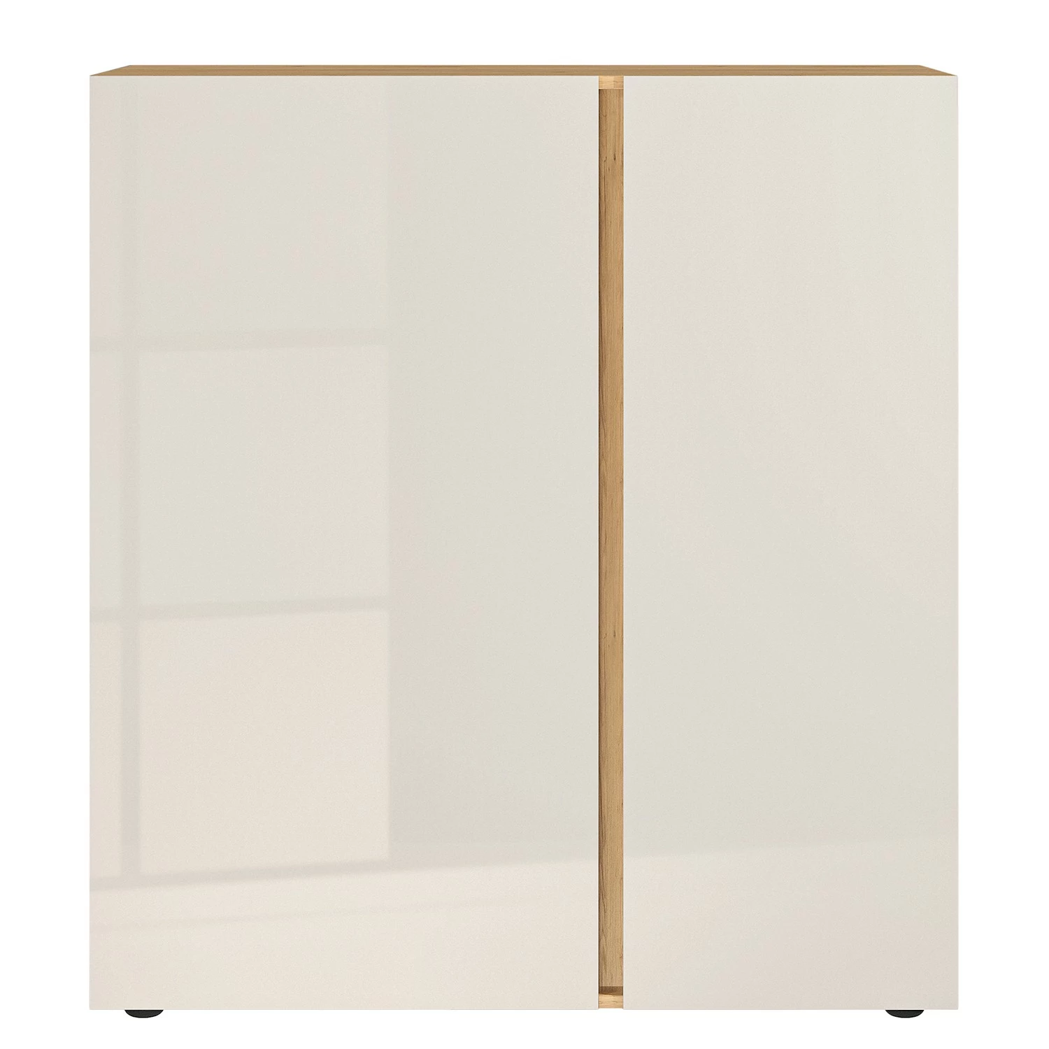 Germania Kommode Mesa I - Glas - Kaschmir / Eiche Dekor 3 Germania Kommode Mesa I - Glas - Kaschmir / Eiche Dekor – Bild 3