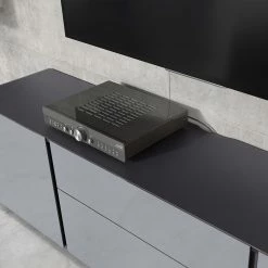 Germania TV-Lowboard Mesa II - Glas - Silbergrau / Graphit -WOHNZIMMERMÖBEL Verkäufe 1000206717 200305 17324000292 DETAILS P000000001000206717