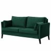 Red Living Sofa Voiron I (2,5-Sitzer) - Samt Ravi: Antikgrün