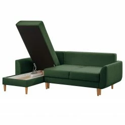 Norrwood Ecksofa Kaavi I - Webstoff - Webstoff Deran: Antikgrün - Longchair davorstehend links -WOHNZIMMERMÖBEL Verkäufe 1000207338 200709 15512702323 DETAILS P000000001000207338