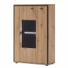 Loftscape Highboard Buena - Balkeneiche Dekor / Anthrazit