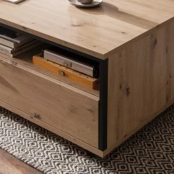 Loftscape Couchtisch Buena - Balkeneiche Dekor / Anthrazit -WOHNZIMMERMÖBEL Verkäufe 1000207357 200317 14290200077 DETAILS P000000001000207357