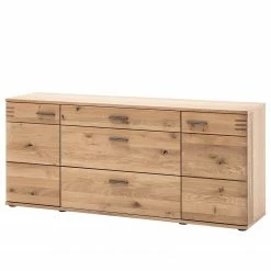 Loftscape Sideboard Salvo - Eiche teilmassiv - Balkeneiche Bianco / Grau
