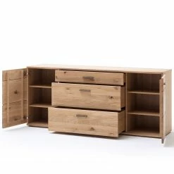 Loftscape Sideboard Salvo - Eiche teilmassiv - Balkeneiche Bianco / Grau -WOHNZIMMERMÖBEL Verkäufe 1000207365 200317 14294900141 DETAILS P000000001000207365