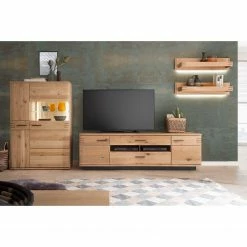 Loftscape Highboard Salvo - Eiche teilmassiv - Balkeneiche Bianco / Grau -WOHNZIMMERMÖBEL Verkäufe 1000207367 200317 14300000157 MOOD DETAILS P000000001000207367 mood