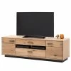 Loftscape TV-Lowboard Salvo - Eiche teilmassiv - Balkeneiche Bianco / Grau - Breite: 180 cm