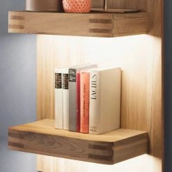 Loftscape Hängeregal Salvo - Echtholzfurnier - Balkeneiche Bianco -WOHNZIMMERMÖBEL Verkäufe 1000207374 200317 14305300221 DETAILS P000000001000207374