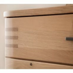 Loftscape Wohnwand Salvo III (4-teilig) - Eiche teilmassiv - Balkeneiche Bianco / Grau -WOHNZIMMERMÖBEL Verkäufe 1000207685 200305 06215100146 DETAILS P000000001000207685