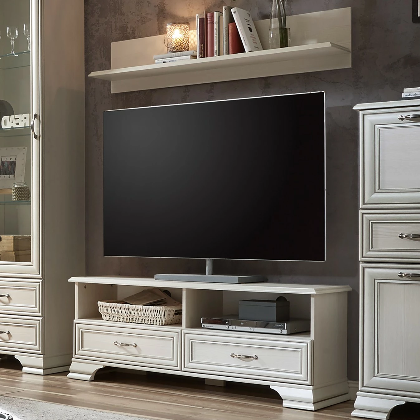 Ridgevalley Wohnkombination Covedale (2-teilig) - Cremeweiß 1 Ridgevalley Wohnkombination Covedale (2-teilig) - Cremeweiß