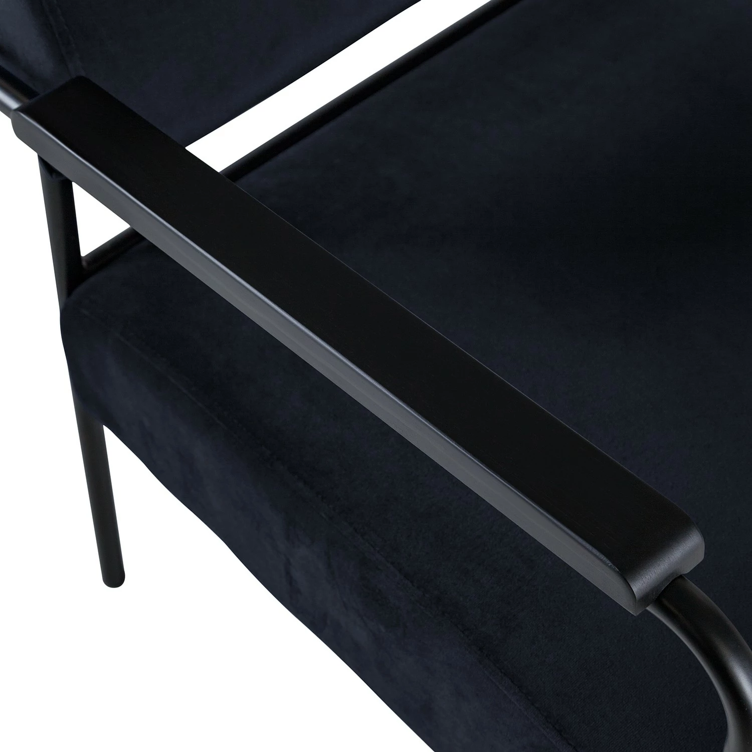 Mørteens Sessel Narpes - Samt - Dunkelblau 6 Mørteens Sessel Narpes - Samt - Dunkelblau – Bild 6