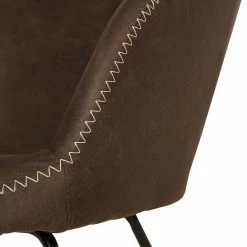 Mørteens Schaukelstuhl Kumia I - Antiklederlook - Braun -WOHNZIMMERMÖBEL Verkäufe 1000208983 210302 06065700008 DETAILS P000000001000208983