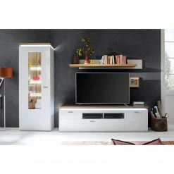 Loftscape Standvitrine Mundai - Inkl. Beleuchtung - Weiß / Eiche Wotan Dekor 7 Loftscape Standvitrine Mundai - Inkl. Beleuchtung - Weiß / Eiche Wotan Dekor -WOHNZIMMERMÖBEL Verkäufe 1000209053 200402 14343900041 MOOD DETAILS P000000001000209053 mood