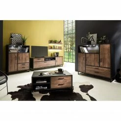 Red Living Couchtisch Hixson - Eiche Barrique Dekor / Schwarz -WOHNZIMMERMÖBEL Verkäufe 1000209070 200723 13094800007 MOOD DETAILS P000000001000209070 mood