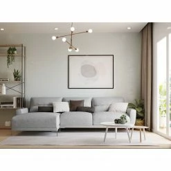 Fredriks Ecksofa Burney - Webstoff - Hellgrau - Longchair davorstehend links 9 Fredriks Ecksofa Burney - Webstoff - Hellgrau - Longchair davorstehend links -WOHNZIMMERMÖBEL Verkäufe 1000209160 200415 12010600152 MOOD DETAILS P000000001000209160 mood