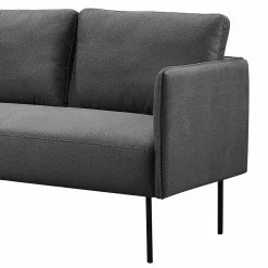 Fredriks Ecksofa Cedars - Microfaser - Dunkelgrau - Longchair davorstehend links -WOHNZIMMERMÖBEL Verkäufe 1000209169 200415 12025400233 DETAILS P000000001000209169