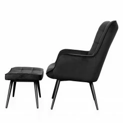 Mørteens Sessel Bixby - Webstoff - Mit Hocker - Samt -WOHNZIMMERMÖBEL Verkäufe 1000209183 200415 12042600298 DETAILS P000000001000209183