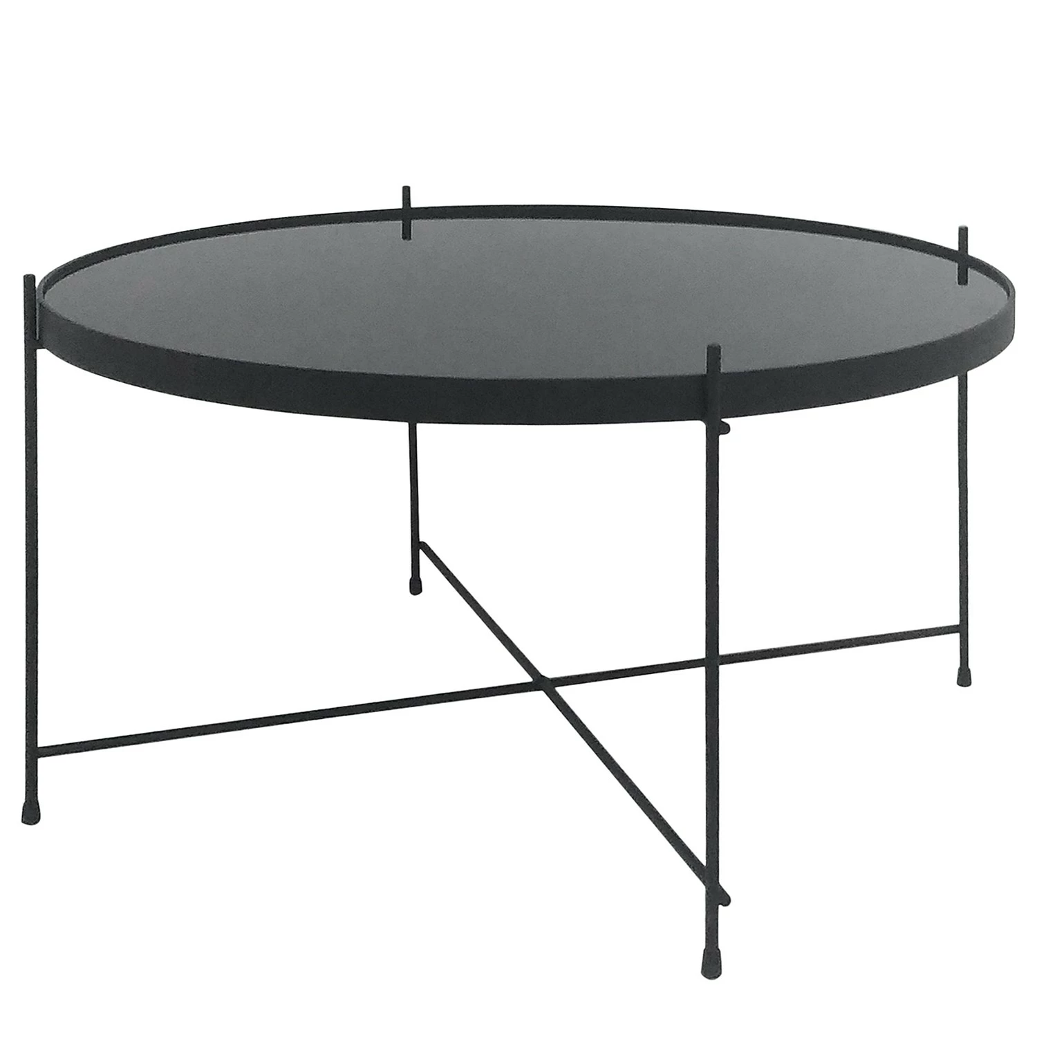 Loftscape Couchtisch Verrado - Glas / Metall - Schwarz 1 Loftscape Couchtisch Verrado - Glas / Metall - Schwarz