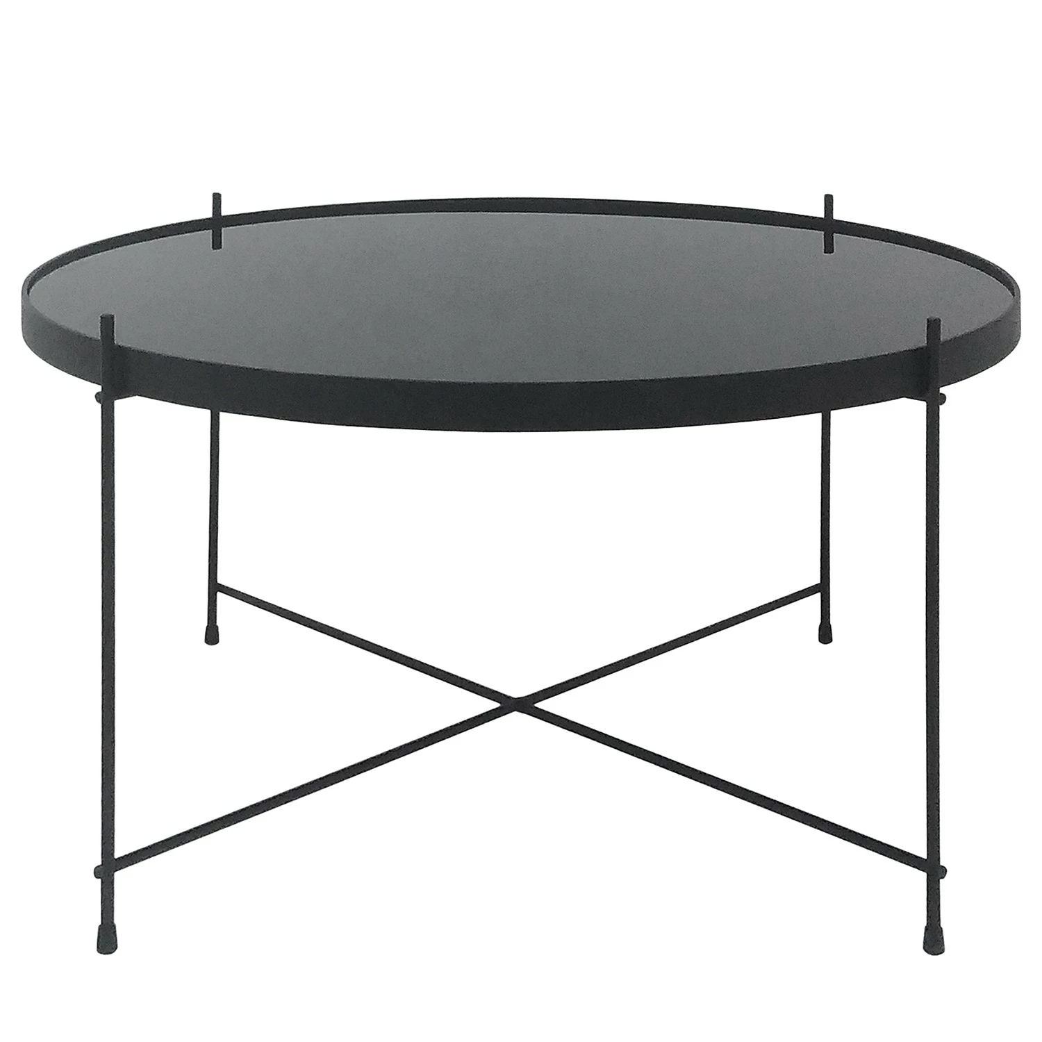 Loftscape Couchtisch Verrado - Glas / Metall - Schwarz 5 Loftscape Couchtisch Verrado - Glas / Metall - Schwarz – Bild 5