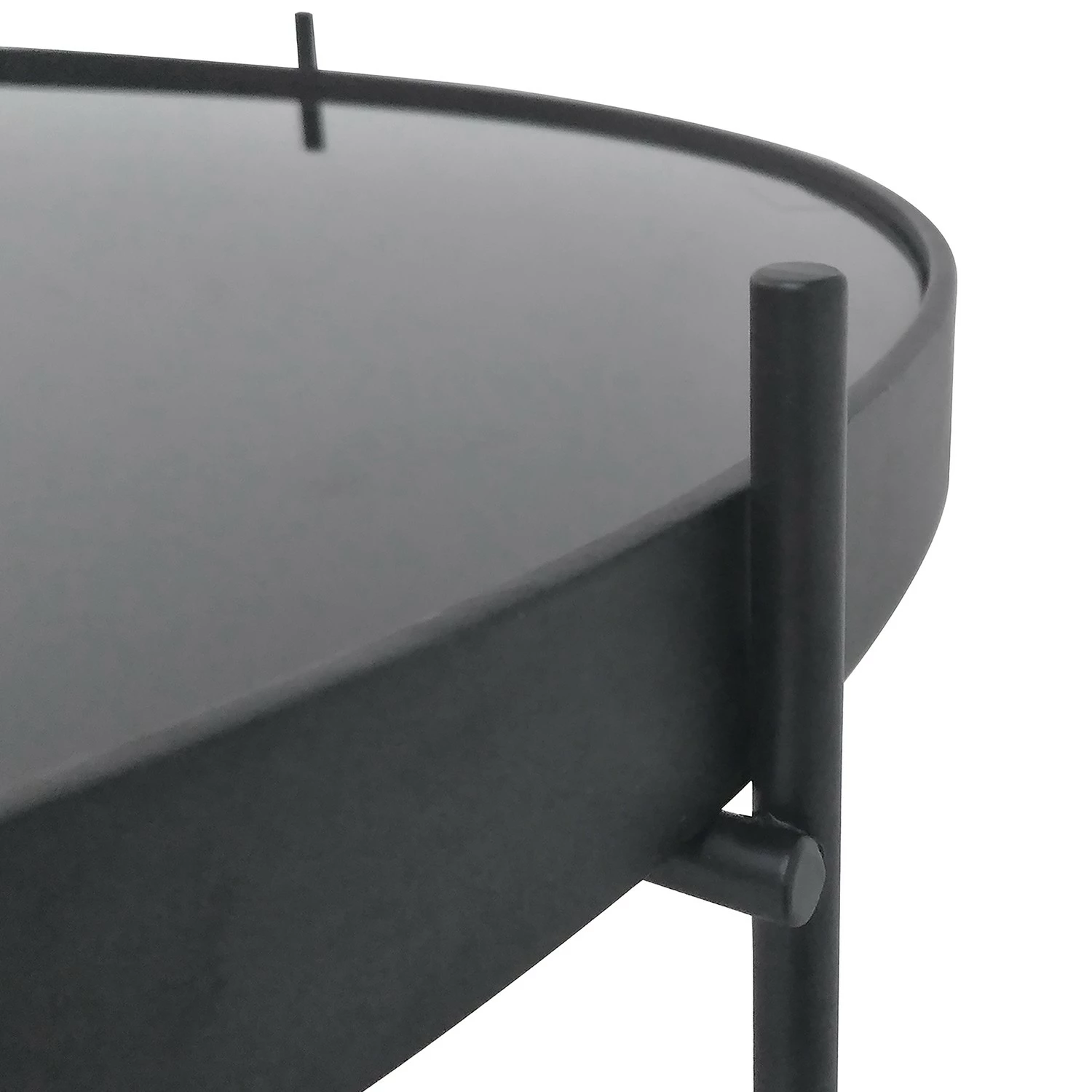 Loftscape Couchtisch Verrado - Glas / Metall - Schwarz 6 Loftscape Couchtisch Verrado - Glas / Metall - Schwarz – Bild 6