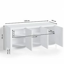 Loftscape Sideboard Norwell - Metall - Schwarz -WOHNZIMMERMÖBEL Verkäufe 1000209627 210115 07224500005 SKETCH DETAILS P000000001000209627 sketch