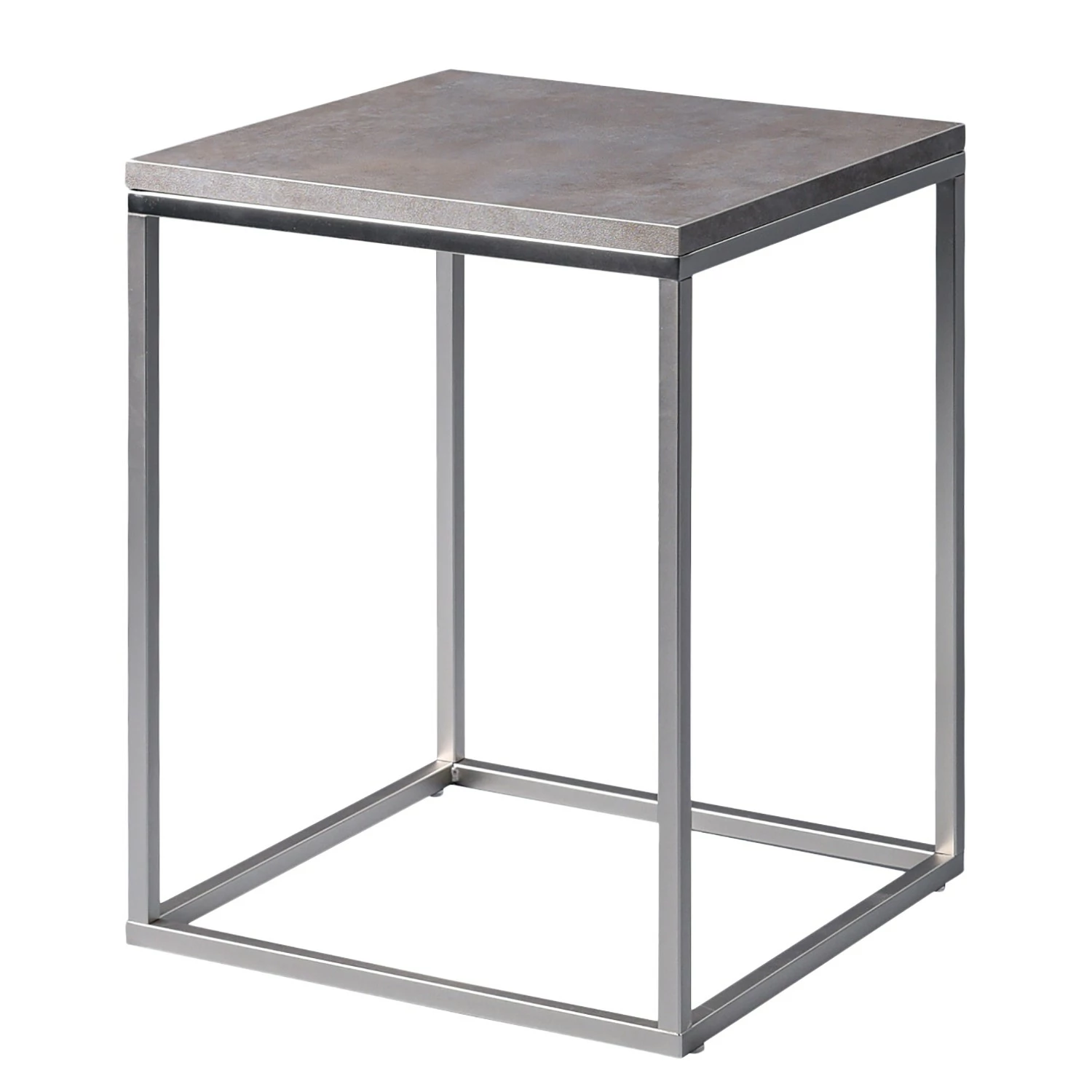 Loftscape Beistelltisch Salida - Grau / Silber 1 Loftscape Beistelltisch Salida - Grau / Silber