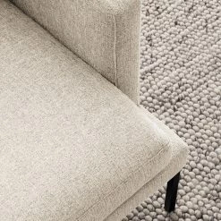 Fredriks Sessel Bellaire - Mischgewebe - Hellbeige - Schwarz -WOHNZIMMERMÖBEL Verkäufe 1000209719 201110 13545300297 DETAILS P000000001000209719