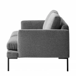 Fredriks Sofa Bellaire(2-Sitzer) - Mischgewebe - Grau - Schwarz -WOHNZIMMERMÖBEL Verkäufe 1000209729 201110 13550100399 DETAILS P000000001000209729