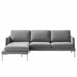 Fredriks Ecksofa Bellaire - Mischgewebe - Grau - Longchair davorstehend links - Silber -WOHNZIMMERMÖBEL Verkäufe 1000209734 201110 13550600460 DETAILS P000000001000209734