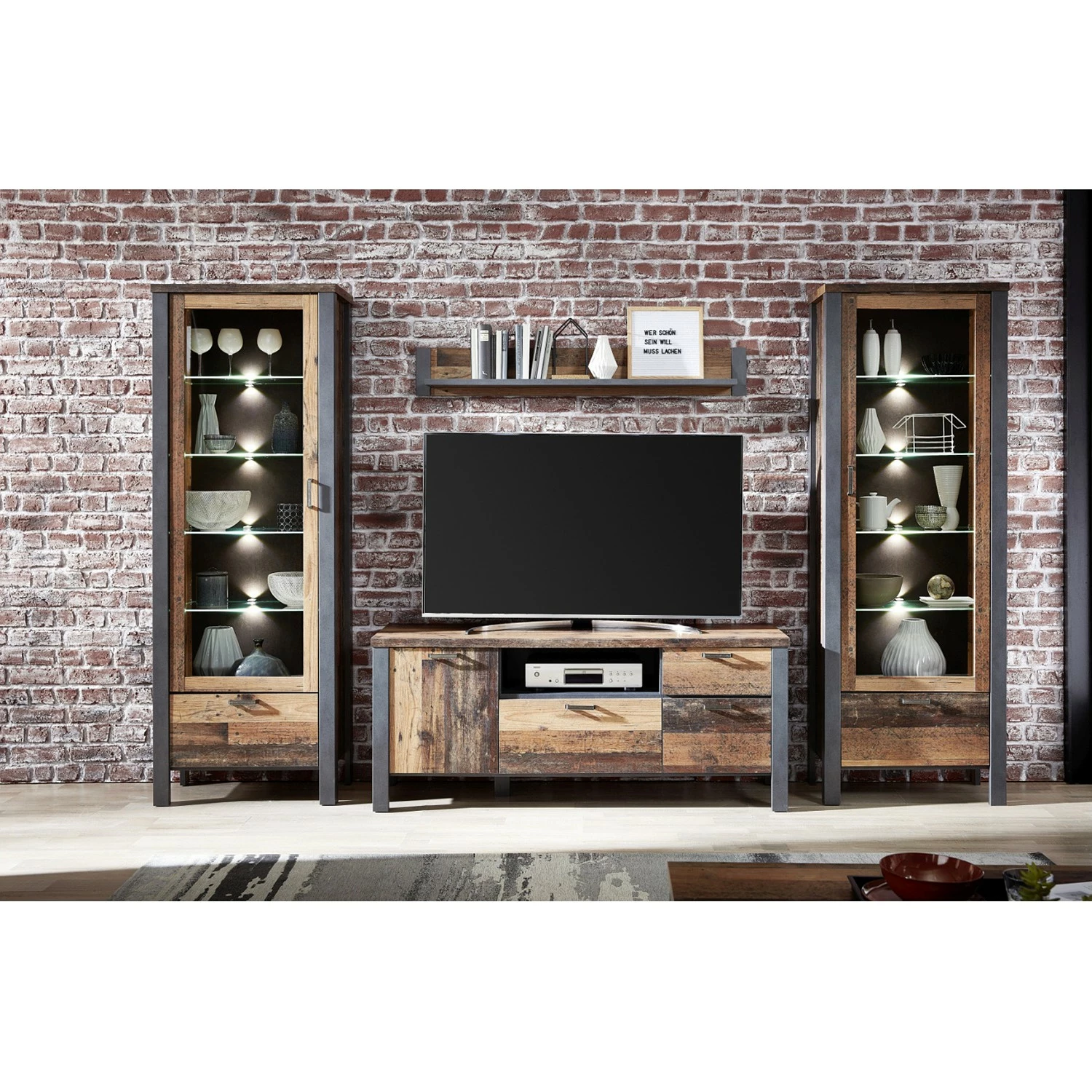 Red Living Wandboard Blackpool - Altholz Dekor / Grau 2 Red Living Wandboard Blackpool - Altholz Dekor / Grau – Bild 2