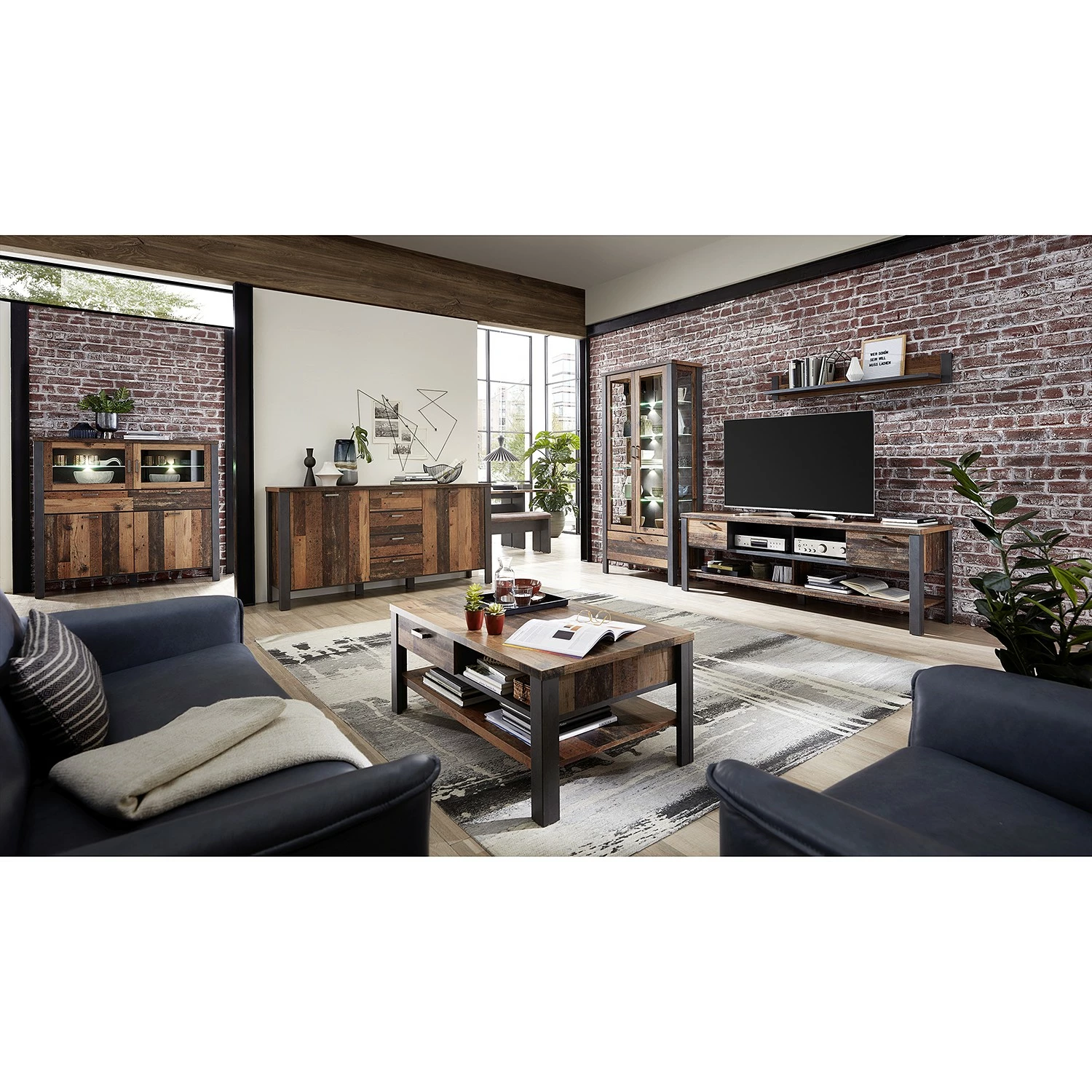 Red Living Couchtisch Blackpool - Altholz Dekor / Grau 6 Red Living Couchtisch Blackpool - Altholz Dekor / Grau – Bild 6