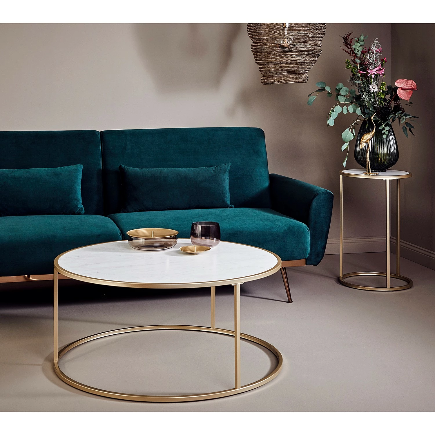 Jahnke Couchtisch Sol I - Gold 2 Jahnke Couchtisch Sol I - Gold – Bild 2