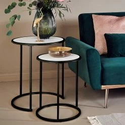 Jahnke Beistelltisch Sol II (2er-Set) - Schwarz -WOHNZIMMERMÖBEL Verkäufe 1000210744 200430 16482000073 MOOD DETAILS P000000001000210744 mood