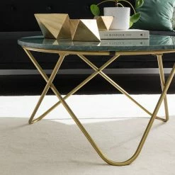 Studio Copenhagen Couchtisch Menou II - Marmor / Metall - Grün / Gold 20 Studio Copenhagen Couchtisch Menou II - Marmor / Metall - Grün / Gold -WOHNZIMMERMÖBEL Verkäufe 1000210777 200430 13190200018 DETAILS P000000001000210777