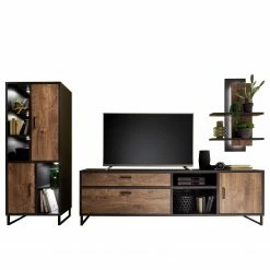 Red Living Wohnwand Hixson I (3-teilig) - Eiche Barrique Dekor / Schwarz 19 Red Living Wohnwand Hixson I (3-teilig) - Eiche Barrique Dekor / Schwarz -WOHNZIMMERMÖBEL Verkäufe 1000210793 200723 13095200011 DETAILS P000000001000210793