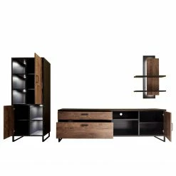 Red Living Wohnwand Hixson I (3-teilig) - Eiche Barrique Dekor / Schwarz 21 Red Living Wohnwand Hixson I (3-teilig) - Eiche Barrique Dekor / Schwarz -WOHNZIMMERMÖBEL Verkäufe 1000210793 200723 13095300012 DETAILS P000000001000210793