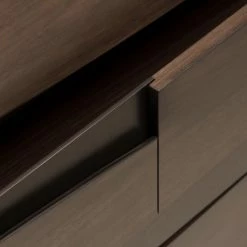 Red Living Kommode Kluuvi I - Echtholzfurnier - Walnuss / Schwarz -WOHNZIMMERMÖBEL Verkäufe 1000210871 200429 17360000034 DETAILS P000000001000210871