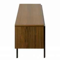 Red Living TV-Lowboard Juuka - Echtholzfurnier - Walnuss / Schwarz -WOHNZIMMERMÖBEL Verkäufe 1000210883 200429 17361600053 DETAILS P000000001000210883