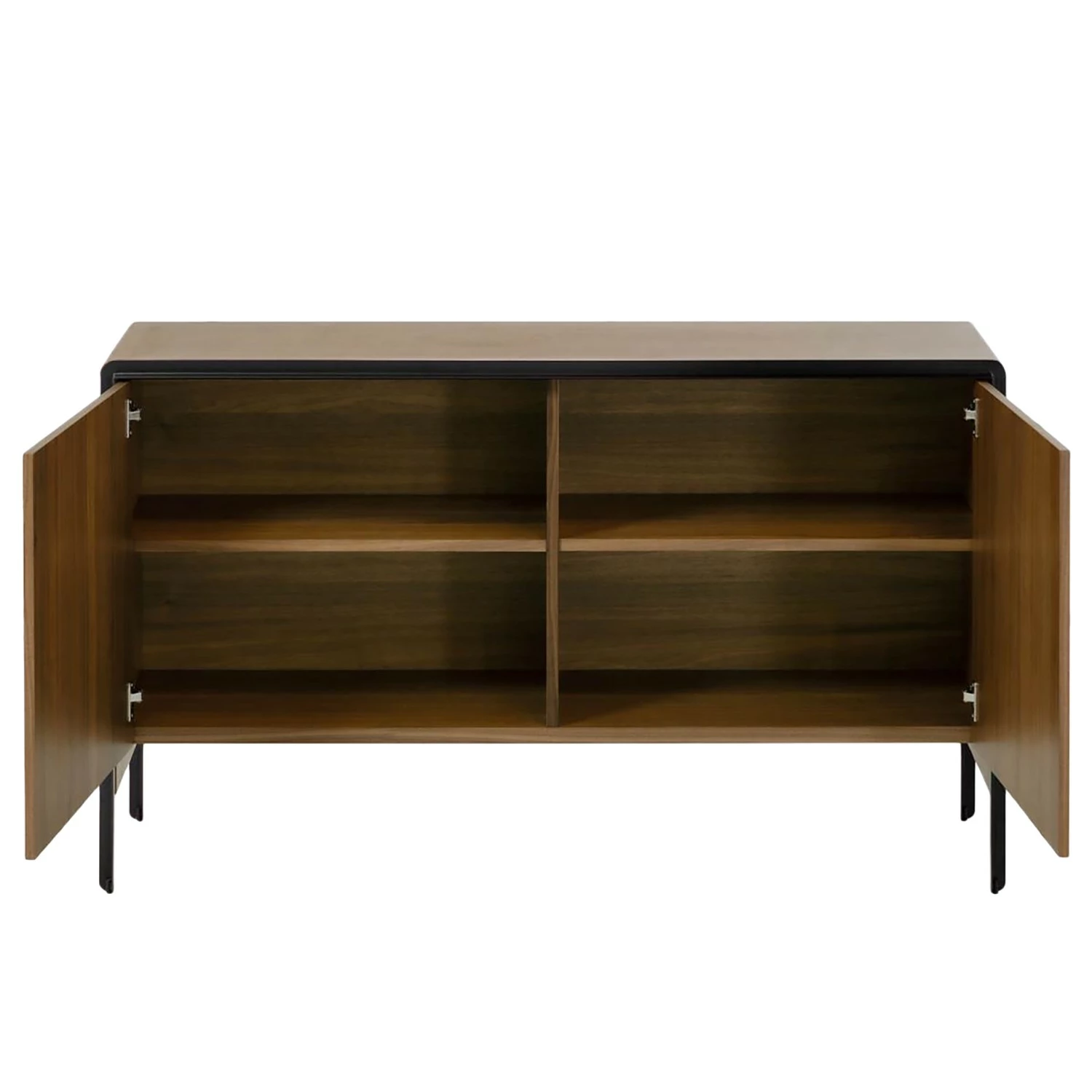 Red Living Sideboard Juuka - Echtholzfurnier - Walnuss / Schwarz 6 Red Living Sideboard Juuka - Echtholzfurnier - Walnuss / Schwarz – Bild 6