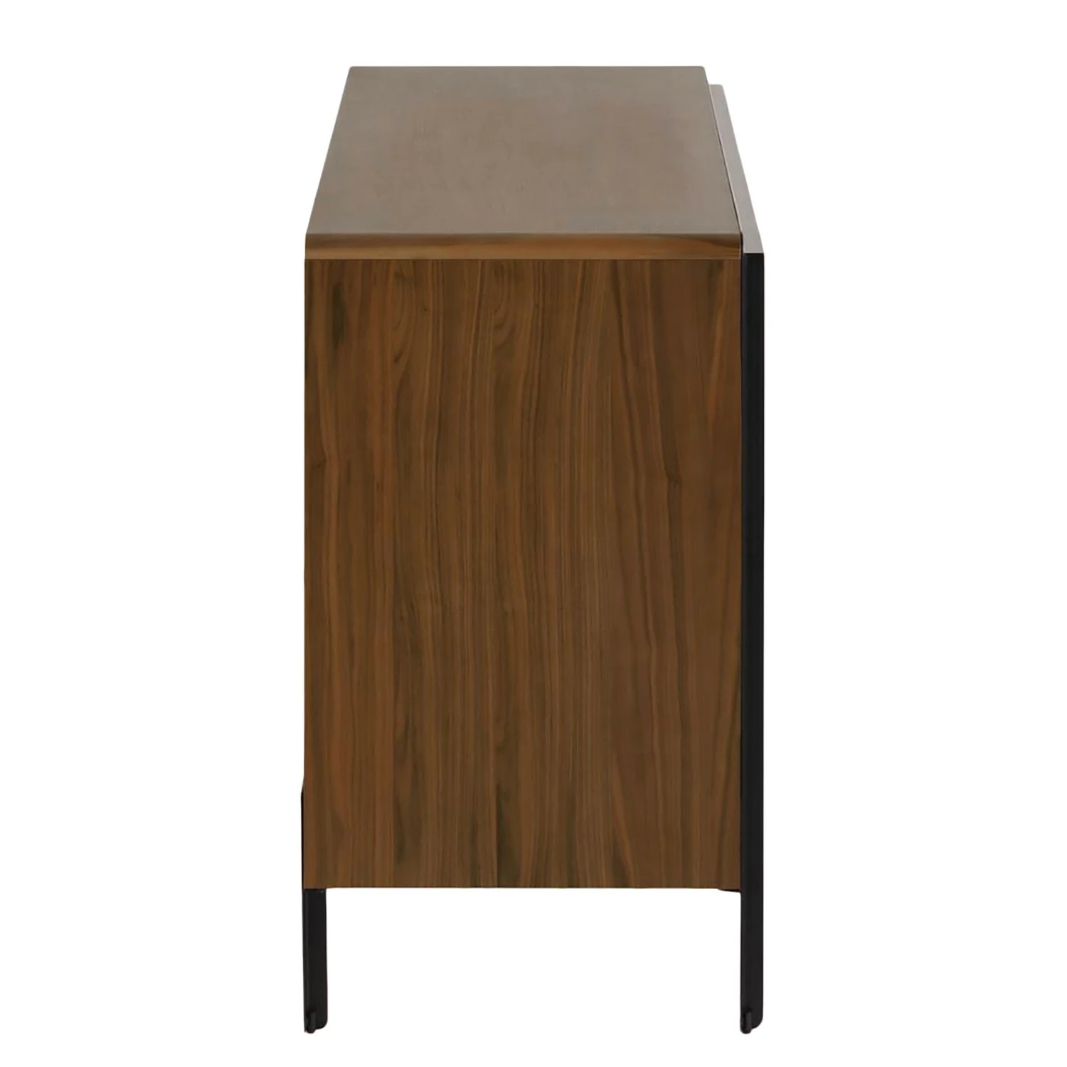 Red Living Sideboard Juuka - Echtholzfurnier - Walnuss / Schwarz 4 Red Living Sideboard Juuka - Echtholzfurnier - Walnuss / Schwarz – Bild 4