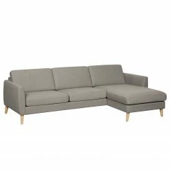 Mørteens Ecksofa Kustavi - Strukturstoff - Beige - Breite: 270 cm