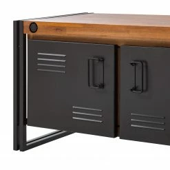 Ars manufacti TV-Lowboard Manchester IV - Akazie massiv / Metall - Akazie / Anthrazit -WOHNZIMMERMÖBEL Verkäufe 1000210954 201008 16415100008 DETAILS P000000001000210954