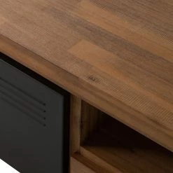 Ars manufacti TV-Lowboard Manchester IV - Akazie massiv / Metall - Akazie / Anthrazit -WOHNZIMMERMÖBEL Verkäufe 1000210954 201008 16415300009 DETAILS P000000001000210954