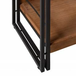 Ars manufacti Regal Manchester VII - Akazie massiv / Metall - Akazie / Anthrazit -WOHNZIMMERMÖBEL Verkäufe 1000210955 201008 16421300017 DETAILS P000000001000210955