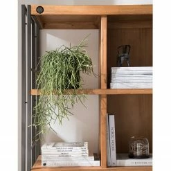 Ars manufacti Regal Manchester VII - Akazie massiv / Metall - Akazie / Anthrazit -WOHNZIMMERMÖBEL Verkäufe 1000210955 210121 12574700012 DETAILS P000000001000210955