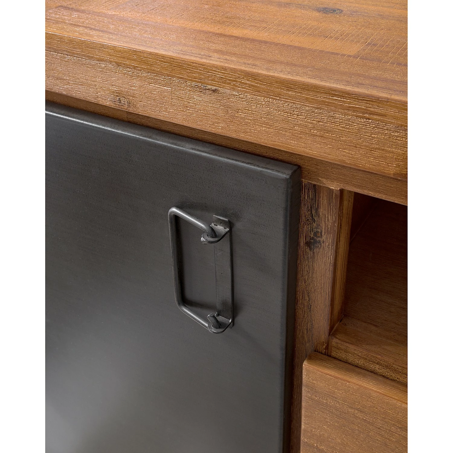 Ars manufacti Sideboard Manchester V - Akazie massiv / Metall - Akazie / Anthrazit 13 Ars manufacti Sideboard Manchester V - Akazie massiv / Metall - Akazie / Anthrazit – Bild 13