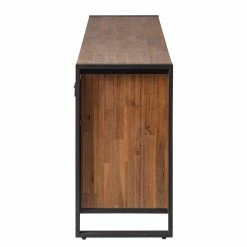 Ars manufacti Sideboard Manchester VI - Akazie massiv / Metall - Akazie / Anthrazit -WOHNZIMMERMÖBEL Verkäufe 1000210964 201027 09484600030 DETAILS P000000001000210964