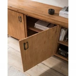 Ars manufacti Sideboard Manchester VI - Akazie massiv / Metall - Akazie / Anthrazit -WOHNZIMMERMÖBEL Verkäufe 1000210964 210121 12574800024 DETAILS P000000001000210964