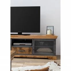 Ars manufacti TV-Lowboard Hunter II - Mango massiv / Metall - Mango / Blaugrau 29 Ars manufacti TV-Lowboard Hunter II - Mango massiv / Metall - Mango / Blaugrau -WOHNZIMMERMÖBEL Verkäufe 1000211062 210225 12530400007 MOOD DETAILS P000000001000211062 mood